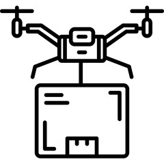 Drone Delivery Icon