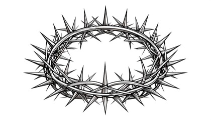 Fototapeta premium Ornate crown of thorns