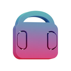 A vibrant three dimensional representation of a digital object with a gradient color scheme suggesting modern design and technology.