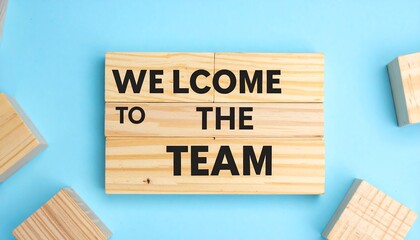 Obraz premium Wooden blocks arranged to spell out 