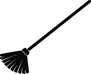  cleaning mop silhouette vector icon