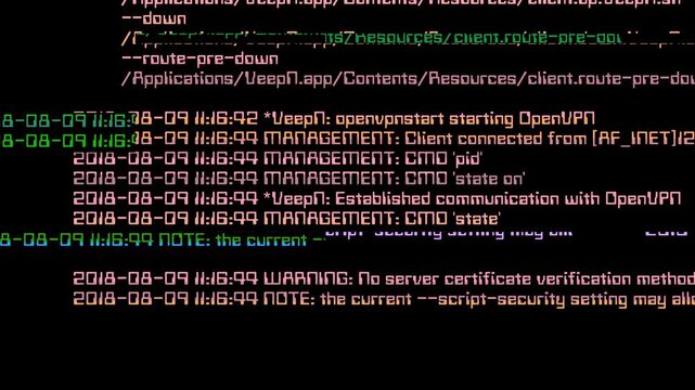 Cyber security alert. Error logs. Futuristic green tech interface.