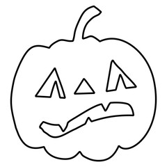 Halloween icon line