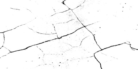 Crack and scratched grunge dust wall urban background texture vector. crack cement wall texture. black textured grainy cracked ground lines isolated on white. distressed overlay grainy texture.