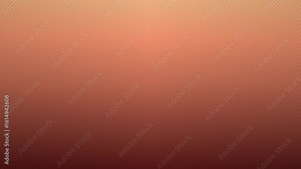 Poster seamless looping orange 3d background with gentle waves and smooth linear flow. great for digital de