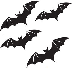 Fototapeta premium Abstract geometric shapes and lines in a dynamic composition silhouette