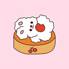 Adorable bunny stickers in various poses