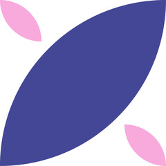 Abstract Geometric Pattern Design With Pink And Purple Shapes