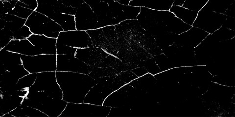 Crack and scratched grunge dust wall urban background texture vector. crack cement wall texture. white textured grainy cracked ground lines isolated on black. distressed overlay grainy texture.
