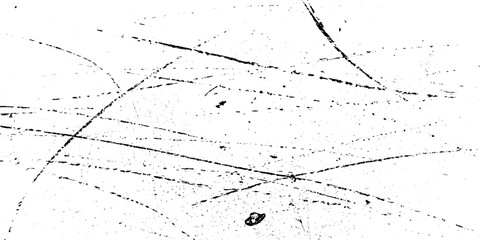 Crack and scratched grunge dust wall urban background texture vector. crack cement wall texture. black textured grainy cracked ground lines isolated on white. distressed overlay grainy texture.