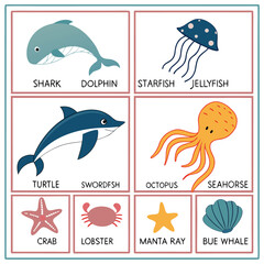 Fototapeta premium Discover Amazing Ocean Creatures and Their Unique Habitats