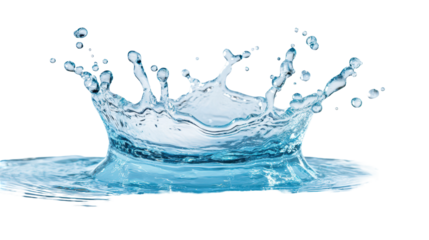 Water Crown: Capturing a water splash, a moment frozen in time, showcasing the dynamic beauty of liquid elements in motion.