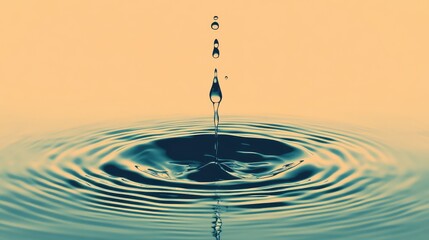 seamless scrolling water drop