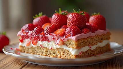 Erdbeerkuchen