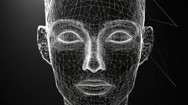 technology absorbing robot face