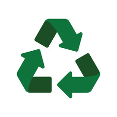 recycle icon symbol for eco-friendly, sustainability, and environmental awareness design. reduce, reuse, recycle icon.