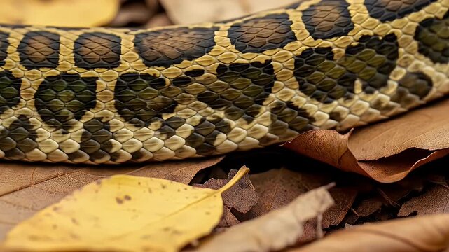 Detailed snake skin pattern close up reptile wildlife animal background