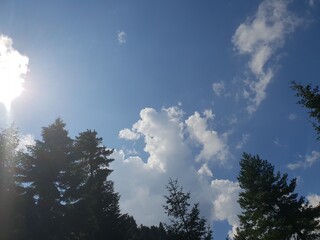 clouds in the sky
