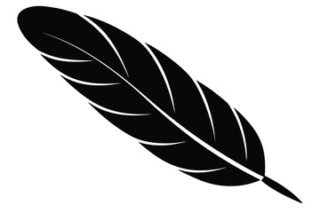 turkey feather icon vector icon illustration