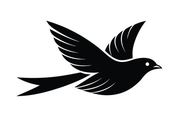 bird flying icon vector icon illustration