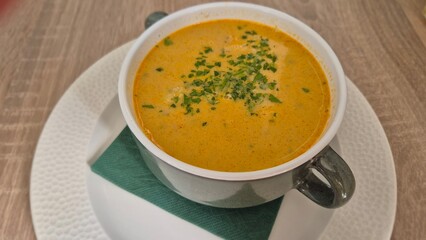 veggie soup with coconut milk