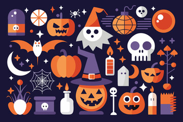 halloween seamless pattern