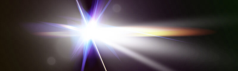 Glowing light effects with transparency, lens flare, radiant beams, starbursts, and luminous sparkles for overlays and design.
