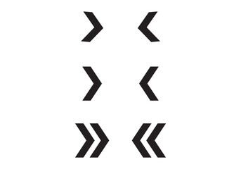 Set of different arrow icons. vector illustration isolate on white background. Arrow icon set. Cursor. Collection different arrow signs. Black arrows icons. Arrow icon collection. Large Black arrow 