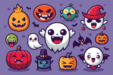 halloween seamless pattern