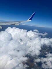 view from airplane window