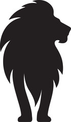 vector illustration of a black cat