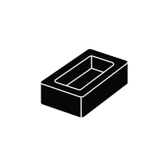 Rectangular resin mold icon craft tool