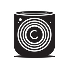 smart speaker vector silhouette clip art logo design illustration