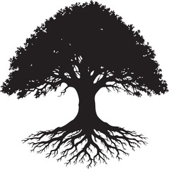 tree silhouette vector