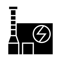 Geothermal Plant icon design