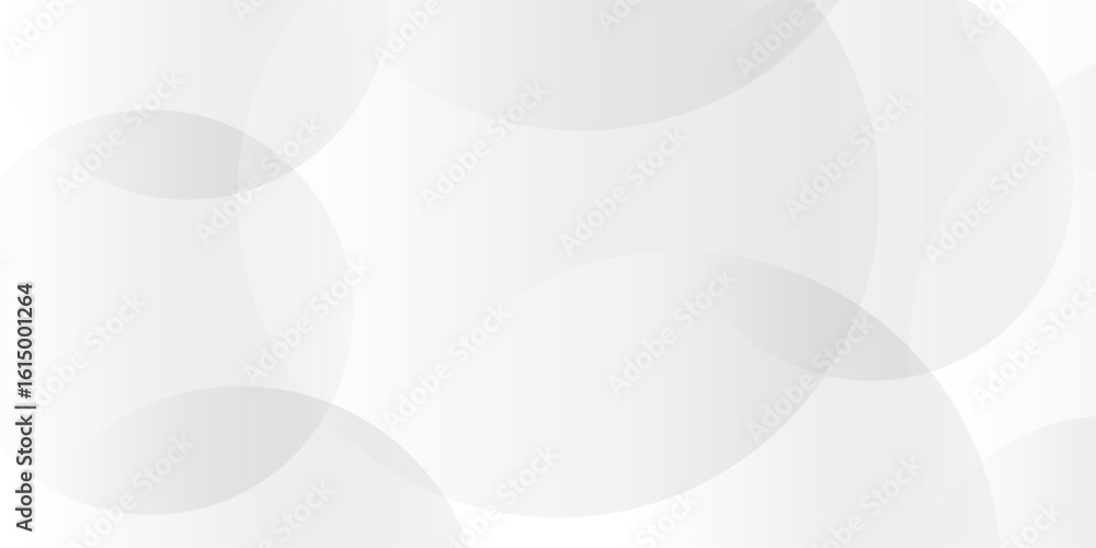 Poster luxury elegant white and grey background with circle. modern abstract light silver background vector