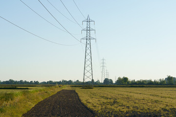 elettricità e paesaggio