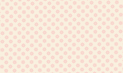 Pink Blossom Repeat Elegant Floral Pattern Background. 