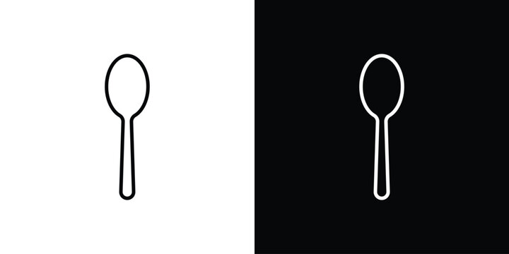 Tablespoon icon vector illustration - high quality black style vector icons