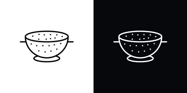 Strainer icon vector illustration - high quality black style vector icons