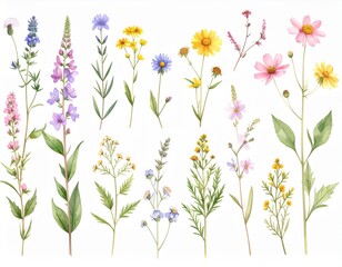 wildflowers and herbs