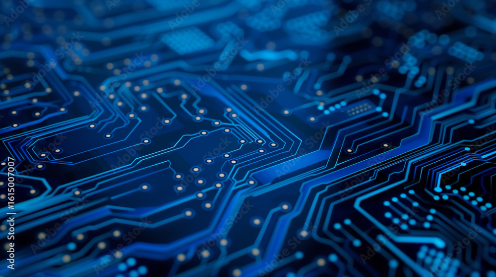 Poster abstract digital background with technology circuit board texture. futuristic digital electric tech 