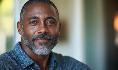 Close-up of an African American man working remotely from home in his garden office, capturing the essence of flexible work culture and the modern workplace, Generative AI