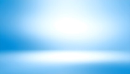 Obraz premium Radiant blue gradient