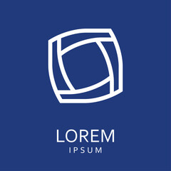 Lorem ipsum logo vector icon illustration, lorem ipsum logo template