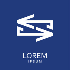 Lorem ipsum logo vector icon illustration, lorem ipsum logo template