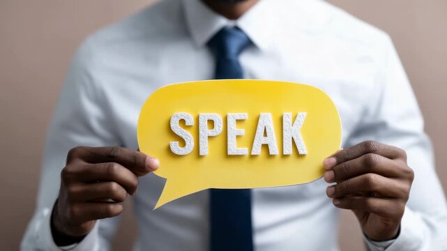 Creative workshop on public speaking skills held in downtown conference room with diverse participants engaging in discussions