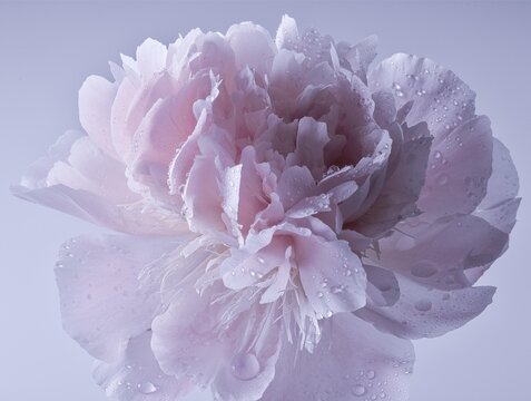 pivoine fleur rose gros plan fra&icirc;cheur parfum &eacute;l&eacute;gance p&eacute;tales  raffinement  beaut&eacute; portrait  plante &eacute;panouie 