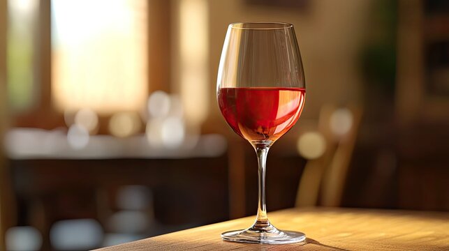 ros&eacute; wine in a glass