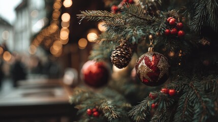 Festive Christmas Tree Ornaments